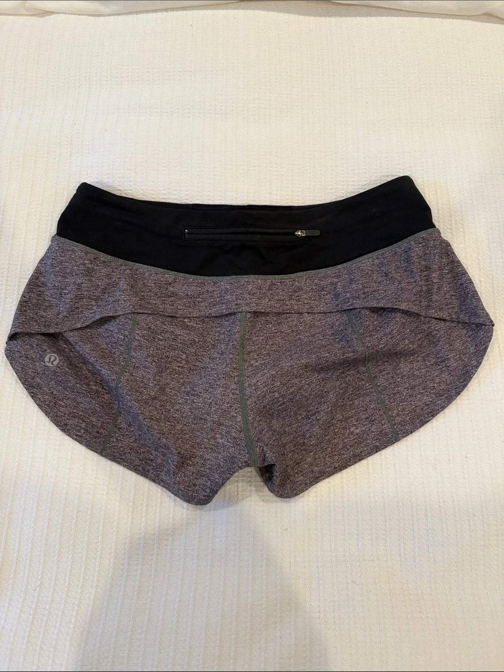 Women’s Lululemon Gray with Black shorts